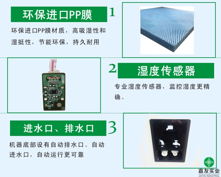 湿膜加湿器产品特性