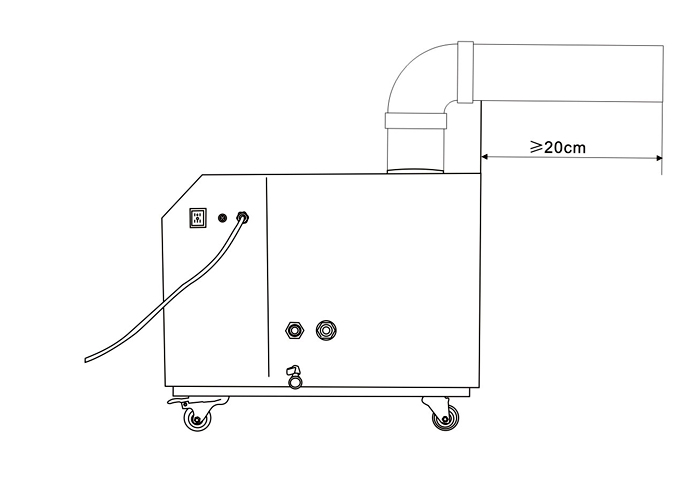 超声波加湿器管路安装图